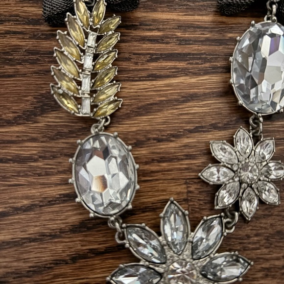 Betsey Johnson Elegant Silver and Stone Statement Necklace - Picture 2 of 3